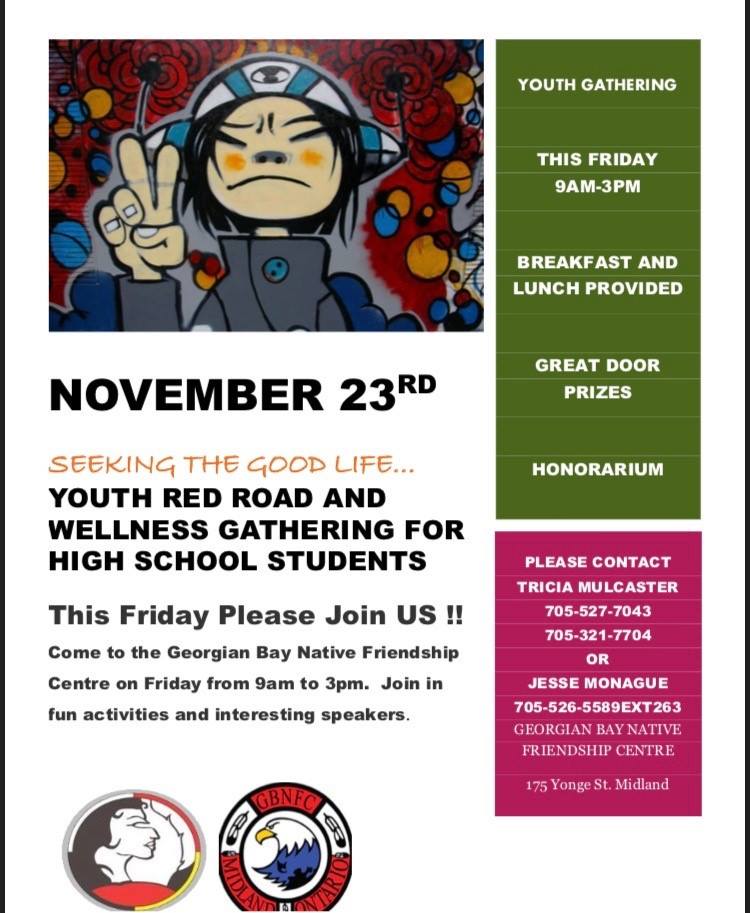 Red Road Wellness Day Reminder